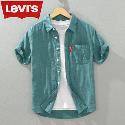 Chemise d'Été Légère en Ramie pour Homme