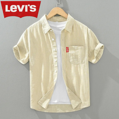 Chemise d'Été Légère en Ramie pour Homme