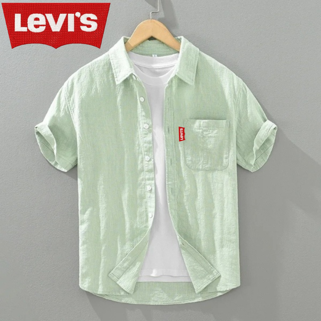 Chemise d'Été Légère en Ramie pour Homme