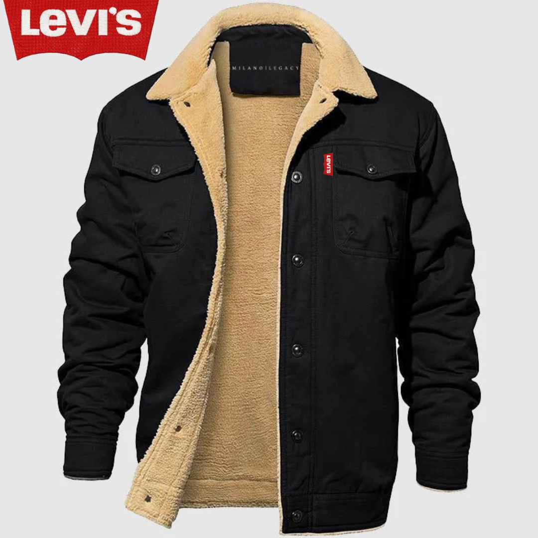 Veste doublée en polaire pour homme – Style casual et chaleur optimale