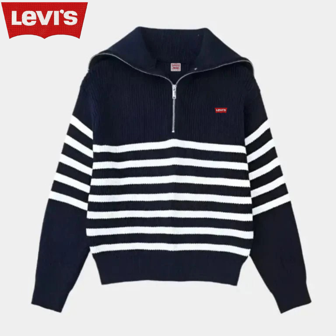 Pull zippé marin pour homme – Style intemporel & confort premium