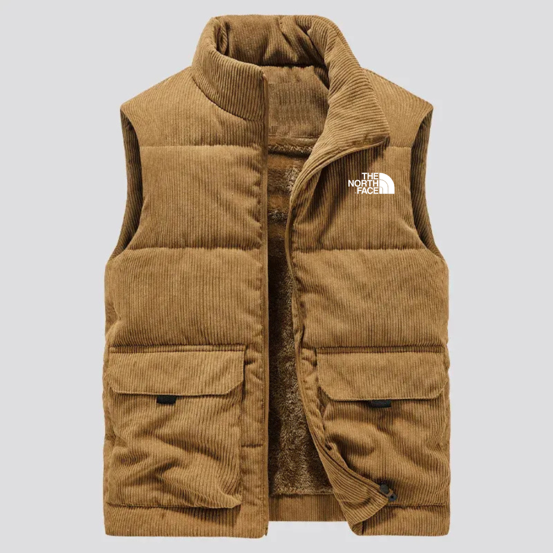 Gilet sans manches matelassé pour homme – Style urbain et chaleur optimale