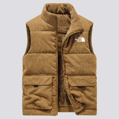 Gilet sans manches matelassé pour homme – Style urbain et chaleur optimale