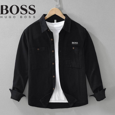 Chemise casual à poches plaquées