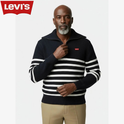 Pull zippé marin pour homme – Style intemporel & confort premium