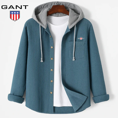 Chemise à capuche pour homme – Élégance décontractée et confort urbain