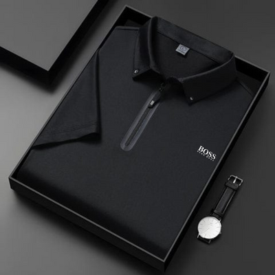 Polo Zippé Élégance Moderne – Coupe Premium