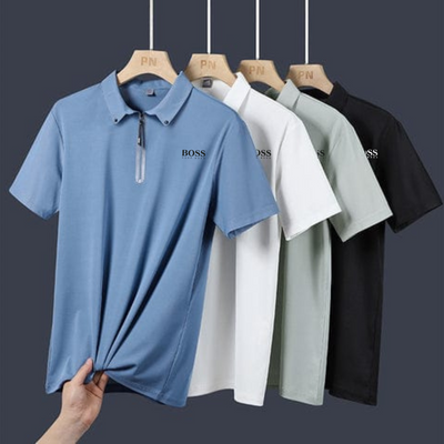 Polo Zippé Élégance Moderne – Coupe Premium