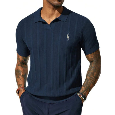 Polo RL™  côtelé, col ouvert