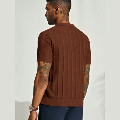 Polo RL™  côtelé, col ouvert