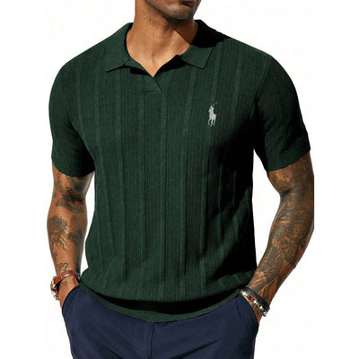 Polo RL™  côtelé, col ouvert