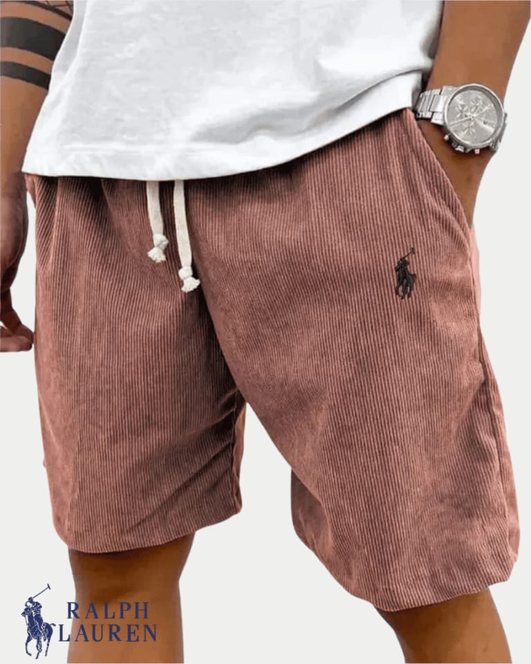 Short Côtelé Décontracté Homme – RL™