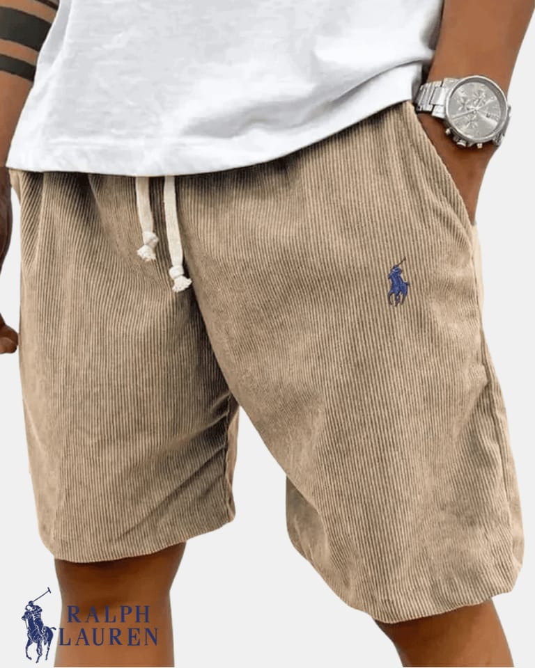 Short Côtelé Décontracté Homme – RL™