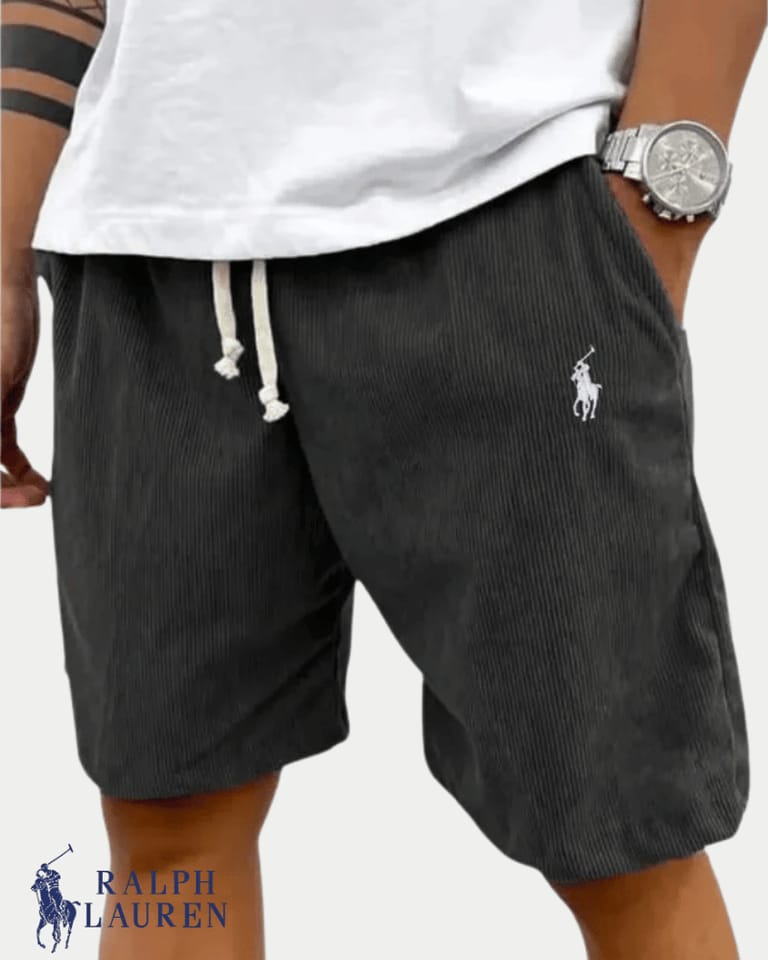 Short Côtelé Décontracté Homme – RL™