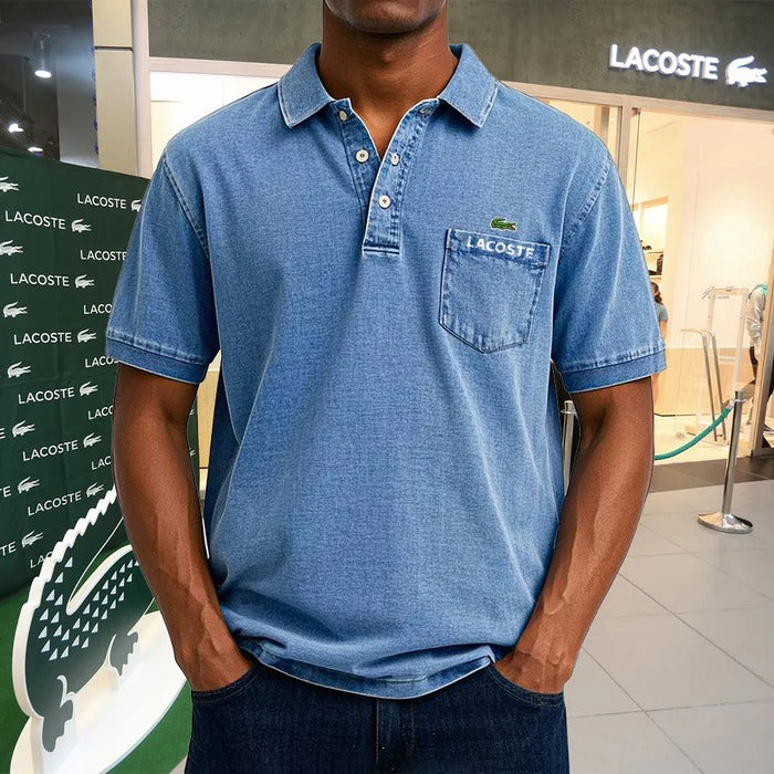 Polo Classique à Poche avec Col à Boutons – LCT™