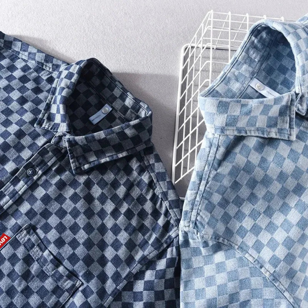 Chemise à carreaux -Style décontracté et allure moderne
