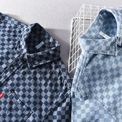 Chemise à carreaux -Style décontracté et allure moderne