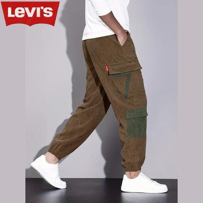 Pantalon cargo homme en velours