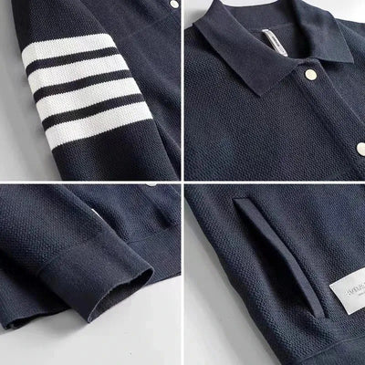 Veste homme casual à boutons pression