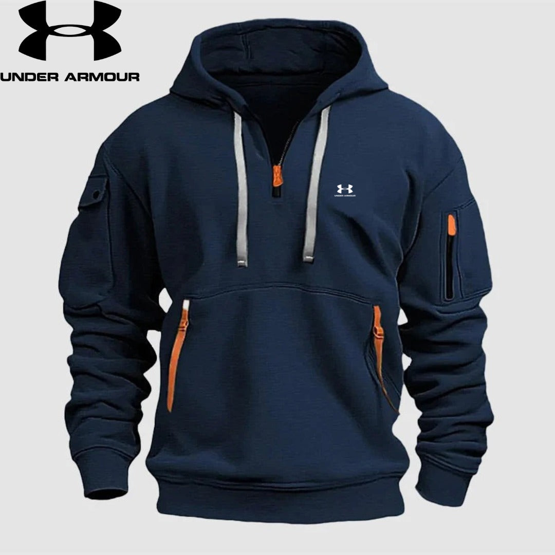 Sweat à capuche zippé pour homme