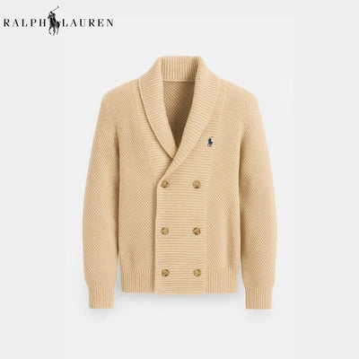 Gilet homme croisé à col châle