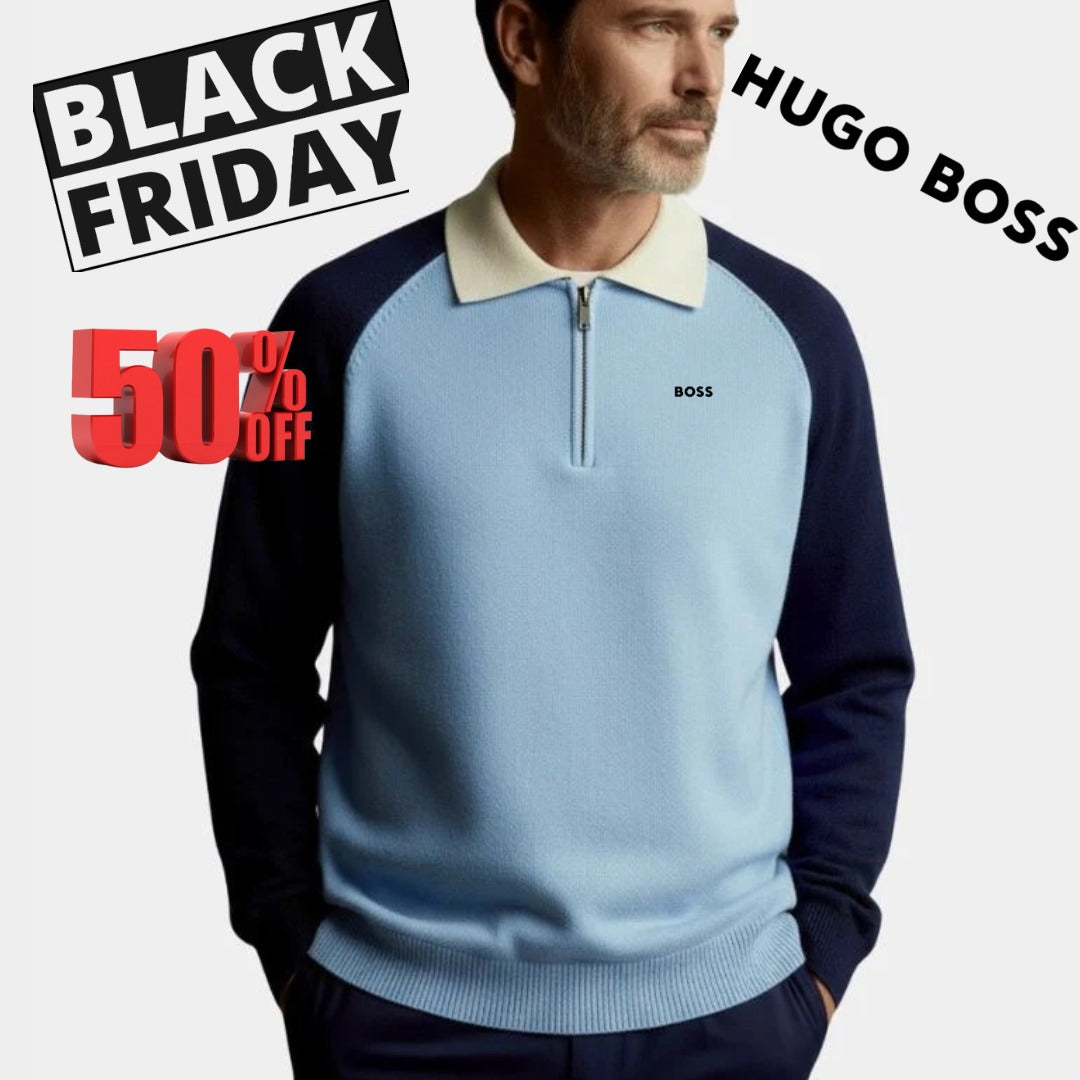 Pull homme col zippé – Offre Black Friday jusqu’à 50% de réduction