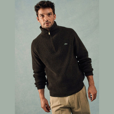 Pull zippé col montant homme – Style moderne et chaleur optimale