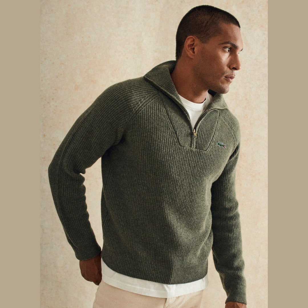 Pull zippé col montant homme – Style moderne et chaleur optimale