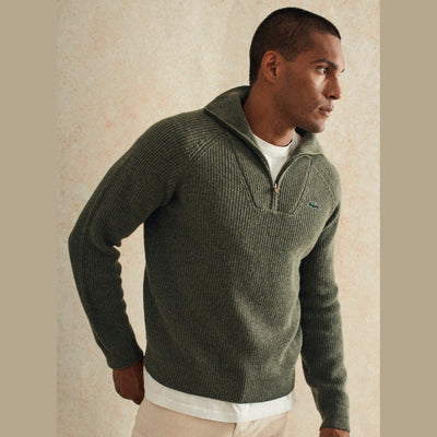 Pull zippé col montant homme – Style moderne et chaleur optimale