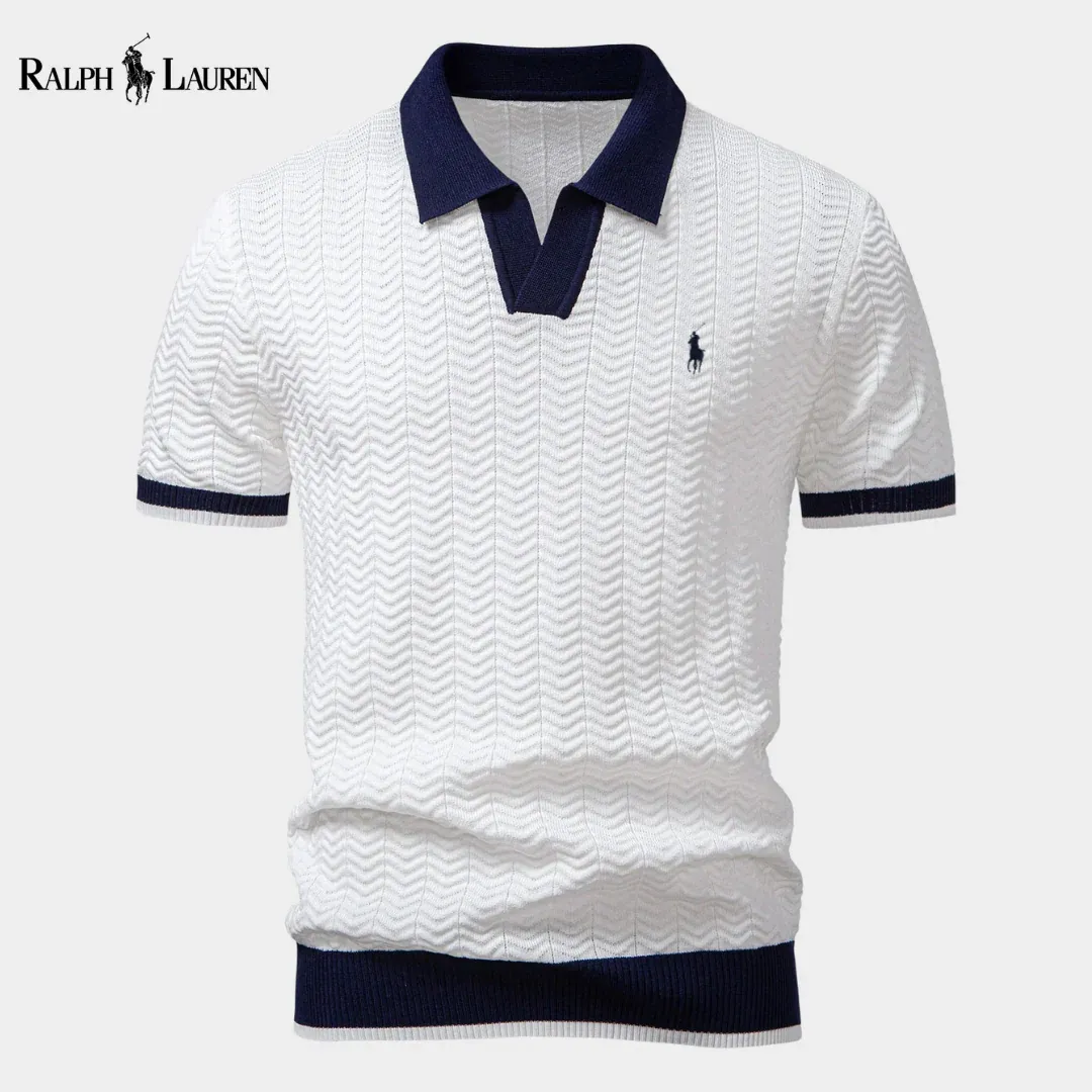 RL™ Elite Contrast Polo — l’élégance intemporelle revisitée