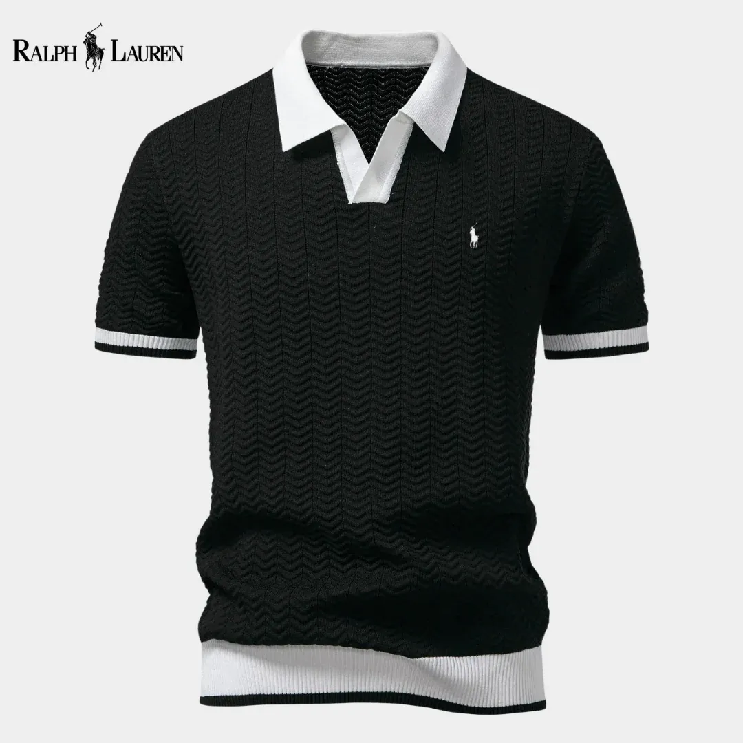 RL™ Elite Contrast Polo — l’élégance intemporelle revisitée