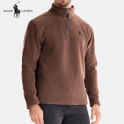 Pull polaire demi-zip pour homme – doux, chaud et léger