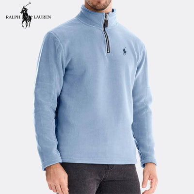 Pull polaire demi-zip pour homme – doux, chaud et léger
