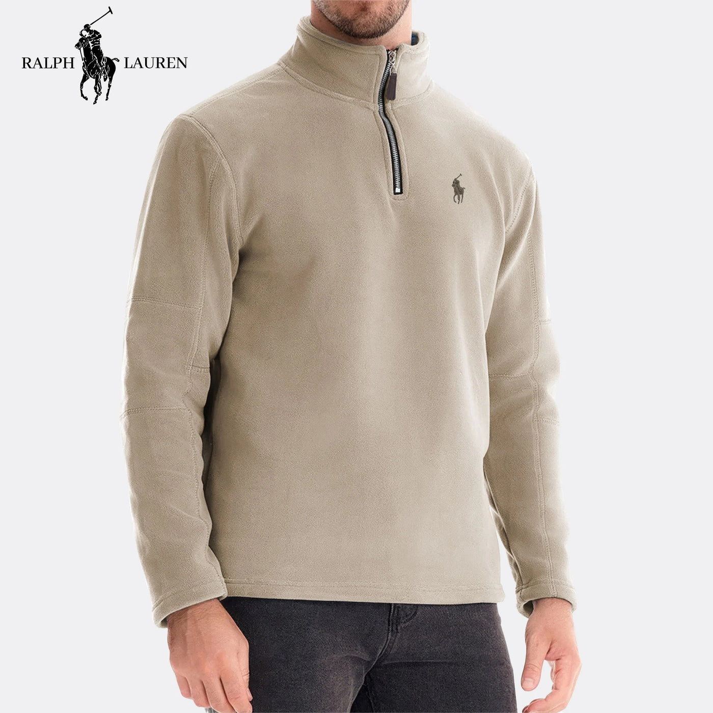 Pull polaire demi-zip pour homme – doux, chaud et léger
