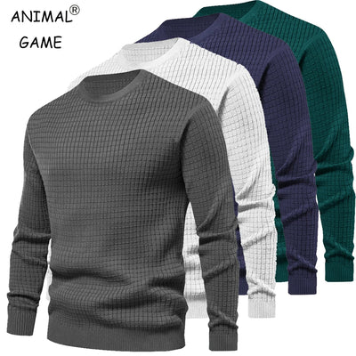 Sweat Homme Col Rond Couleur Unie – Grande Taille – Printemps & Plein Air