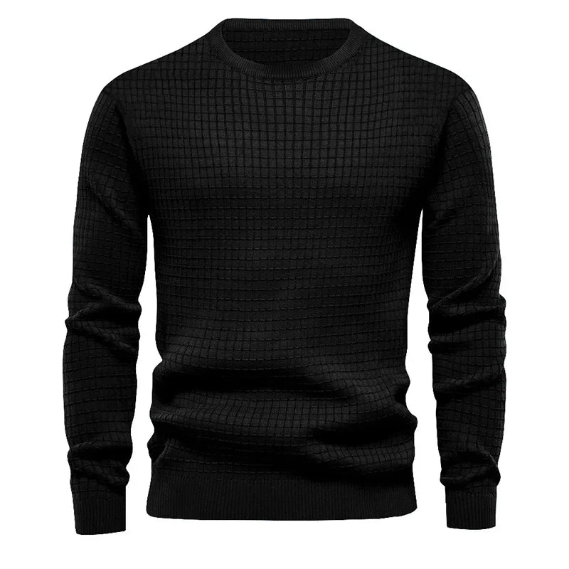 Sweat Homme Col Rond Couleur Unie – Grande Taille – Printemps & Plein Air