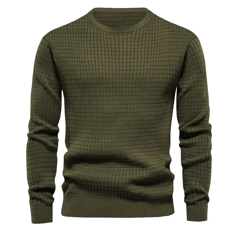 Sweat Homme Col Rond Couleur Unie – Grande Taille – Printemps & Plein Air