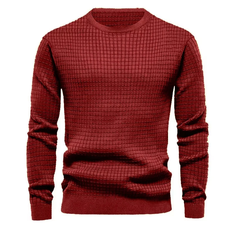 Sweat Homme Col Rond Couleur Unie – Grande Taille – Printemps & Plein Air